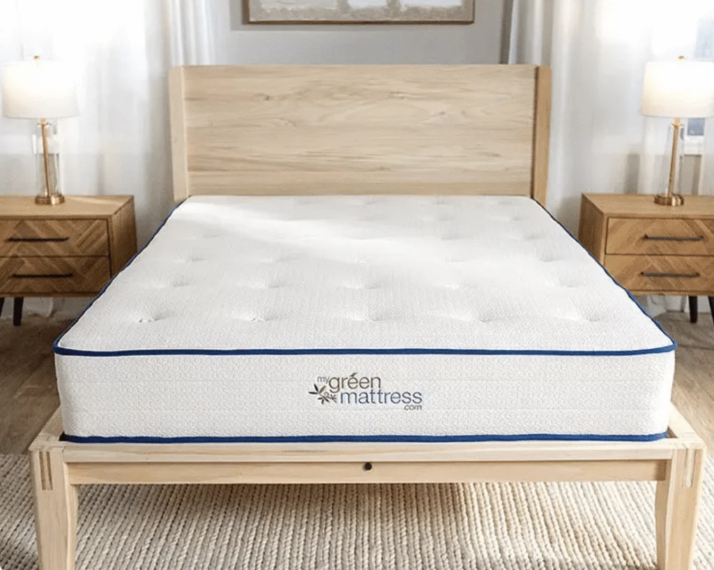 My Green Mattress Premium Wood Platform Bed review and promo code